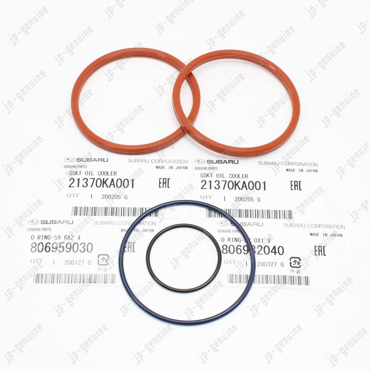 Cooler O-ring Seals Set Of 4