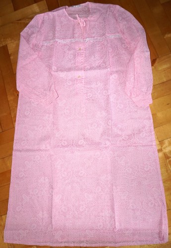 Nachthemd Nachtkleid Nachtwäsche Damen Gr. m94 DDR 1970er Vintage UNBENUTZT