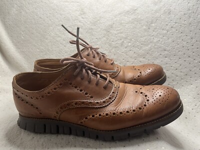 Cole Haan Men's ZEROGRAND Wingtip Oxford Brown C29411 Size 10M | eBay