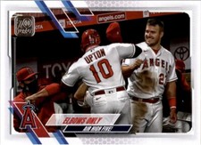 2021 Topps #166 Mike Trout Elbows Only CL Los Angeles Angels MLB Baseball Card