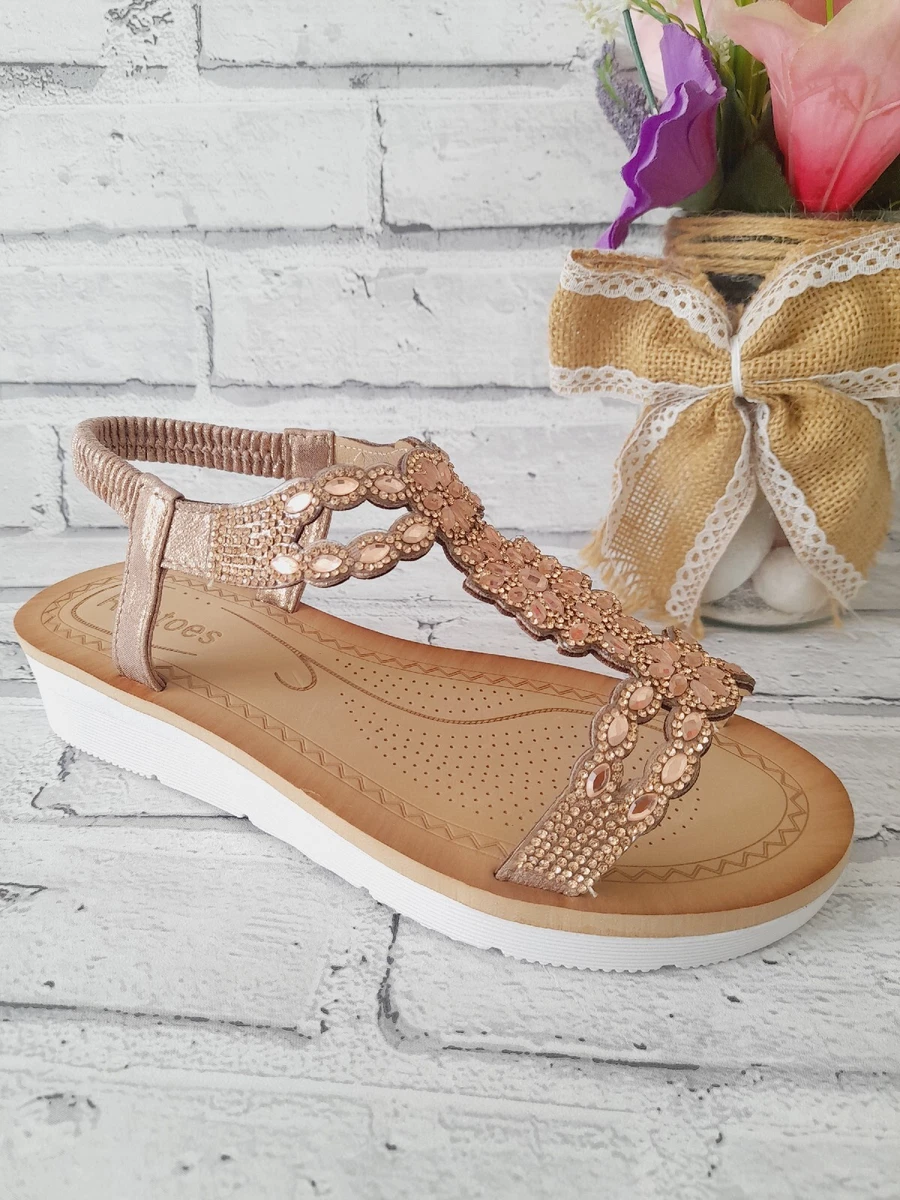 Gold clearance sparkly sandals