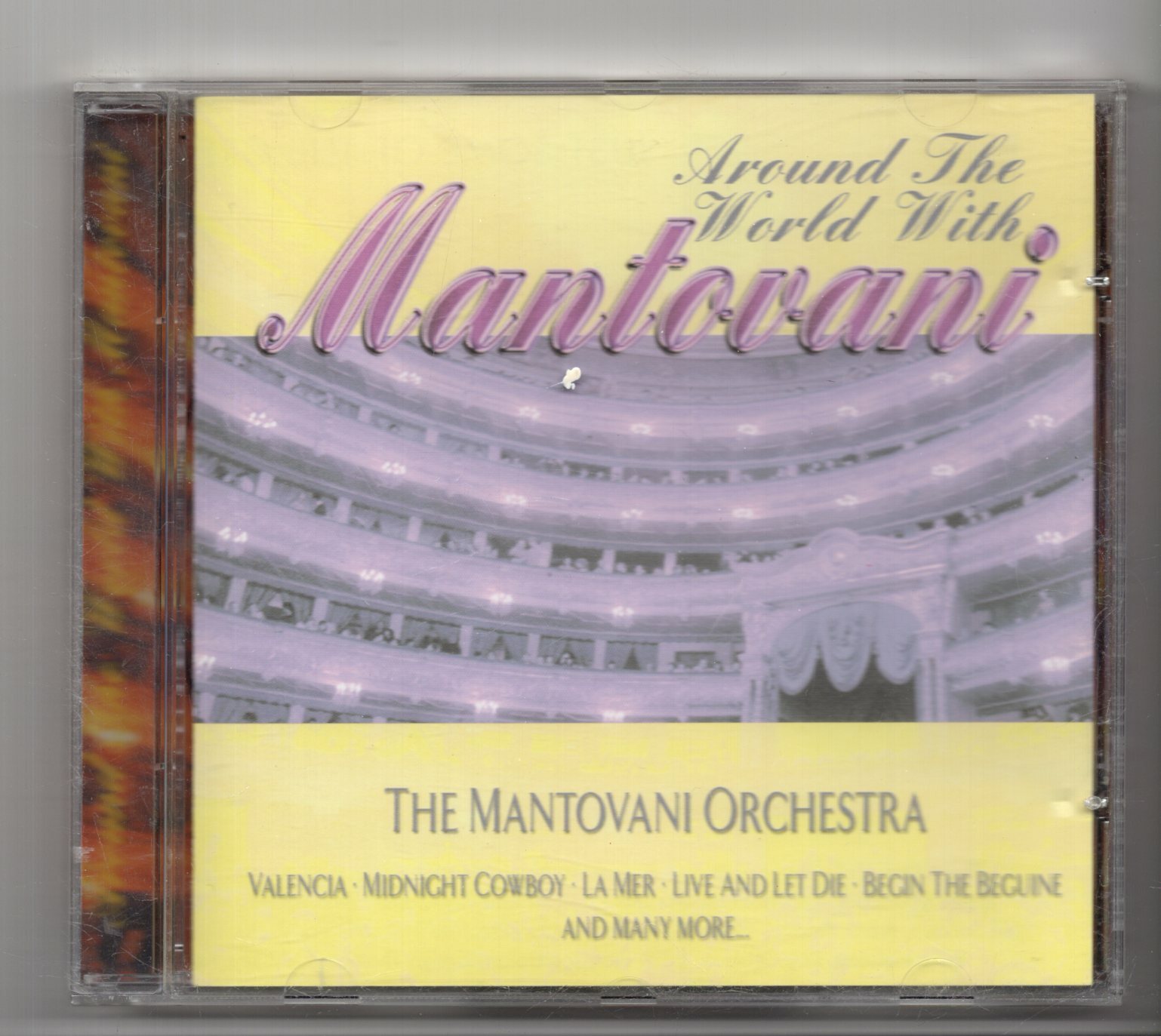 (JW212) Mantovani Orchestra, Around The World With Mantovani - 1999 CD