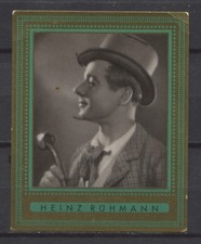 Heinz Ruhmann Vintage Movie Star Cigarette Trading Card Greiling No.484