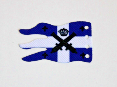 Fahne Flagge Kanone Ritterburg Schiff Ship Fahne Burg Flag 6274 6276 blau weiß
