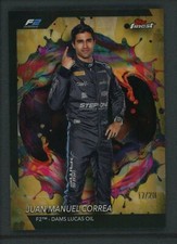 2024 JUAN MANUEL CORREA 17/20 TOPPS FINEST F2 DAMS LUCAS OIL