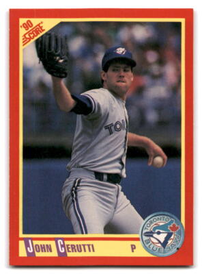 John Cerutti 1990 Score Baseball #429 Toronto Blue Jays