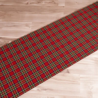 HOME TRESOR Tappeto Cucina Natale Passatoia Tartan Scozzese Antiscivolo Lavabile