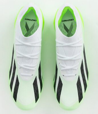 Adidas Men X Crazy-fast.1 FG Cleats Football White Soccer