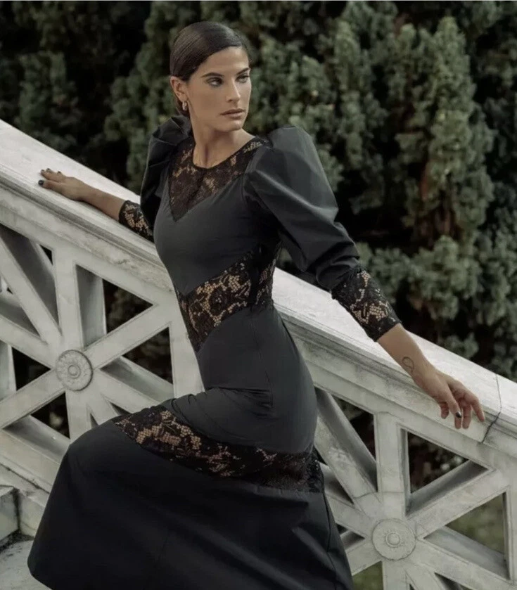 Long lace dress clearance h&m