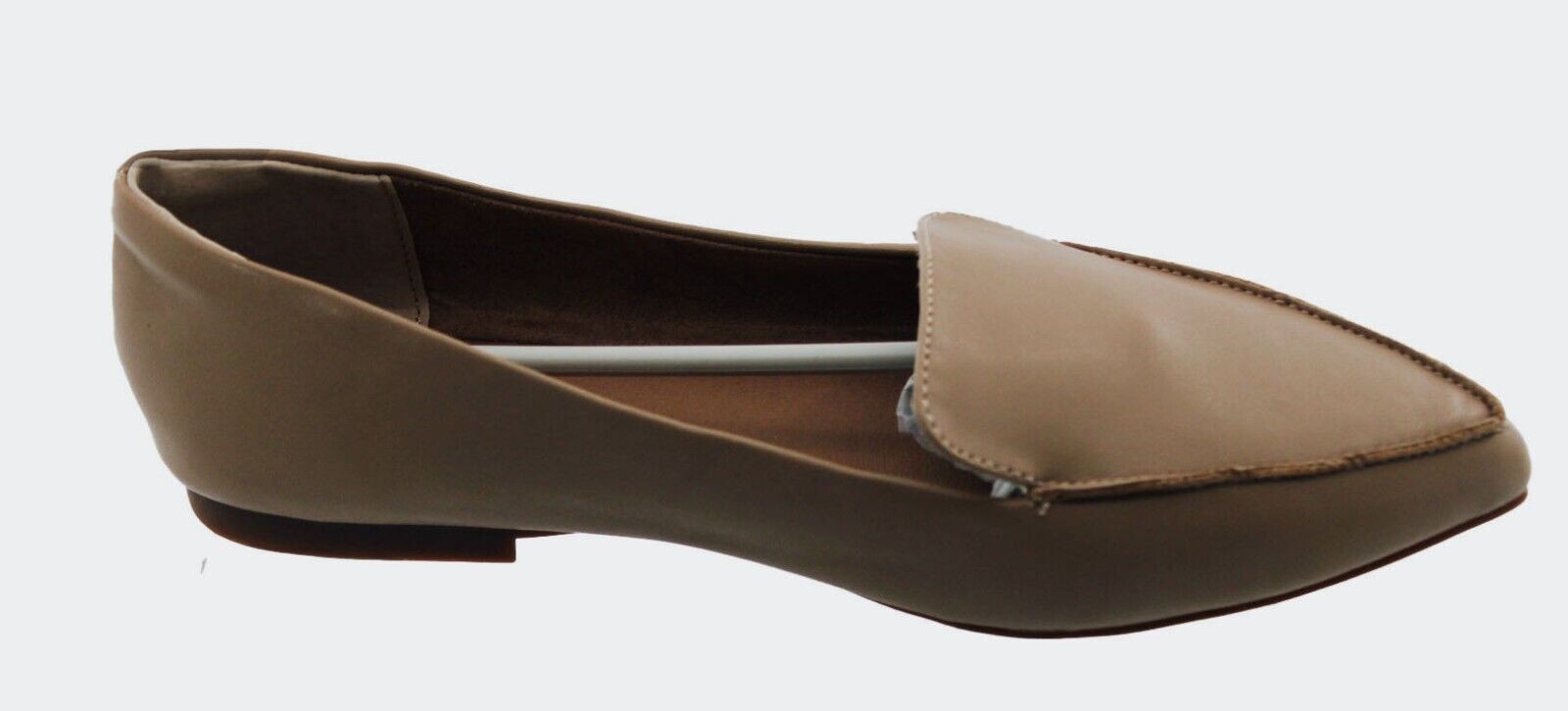 Women Flats Amazon Essentials Women's Pointed Toe Flats Size 8.5 Beige-image