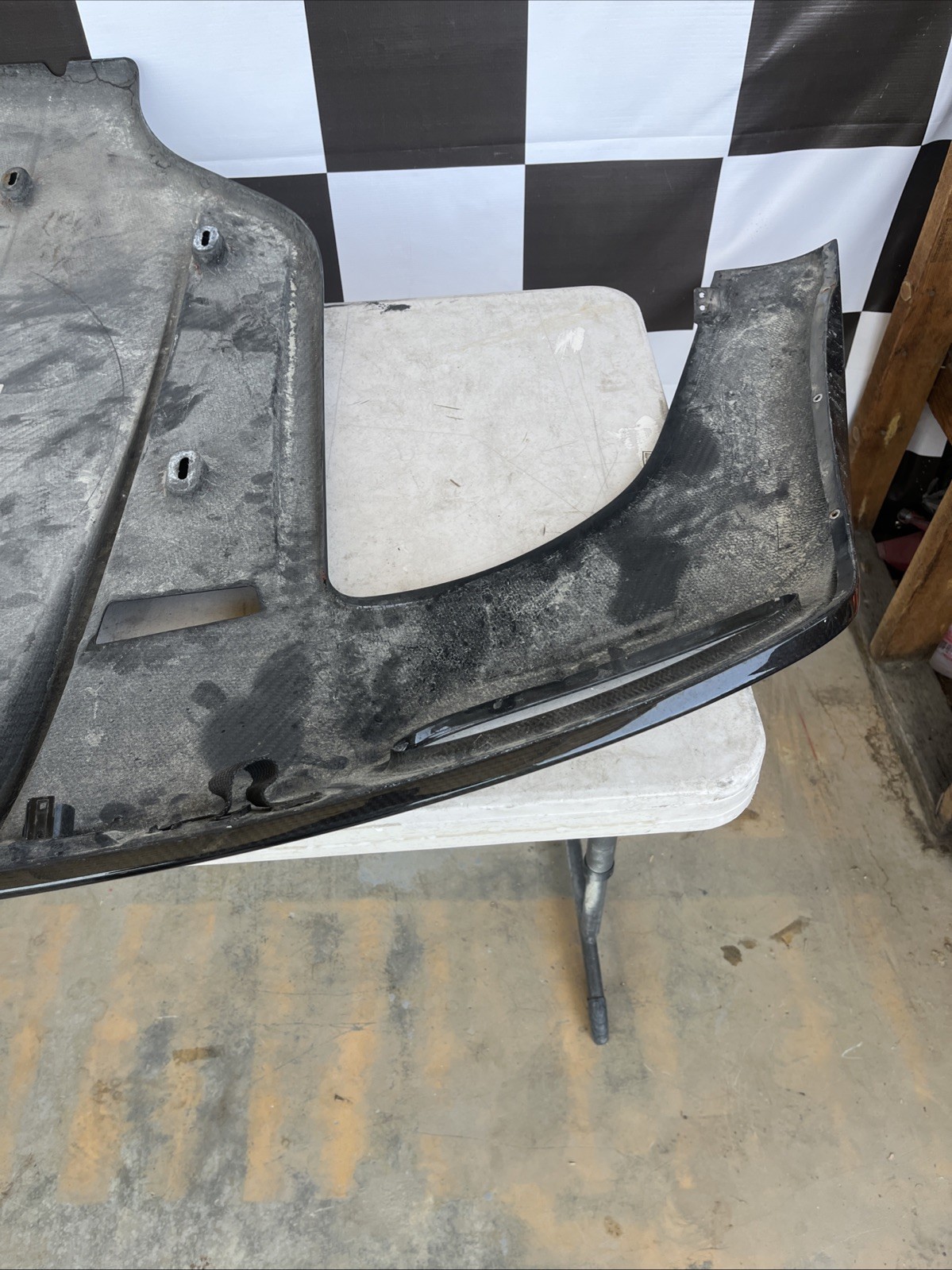 2012 - 2015 Bentley Gt Gtc Carbon Fiber Rear Diffuser Used Oem 3W8 071 611