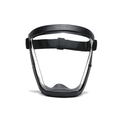 Super Protective Shield,Anti Fog ,Adult Clear Shield,Plastic （Black）
