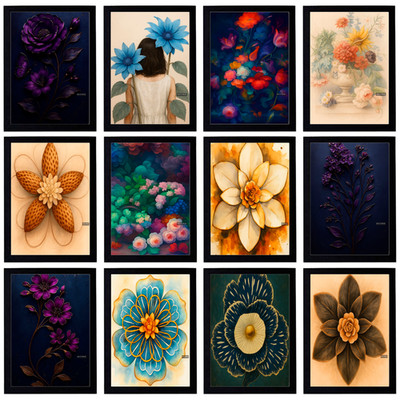 Natur Poster A3 A4 A5 schöne Blumen und Tiere Wandbild Kunstdruck für Zuhause