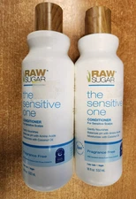 2 Pk: Raw Sugar The Sensitive One Conditioner, Frag. Free, 18 oz ea  (1870)  W1B