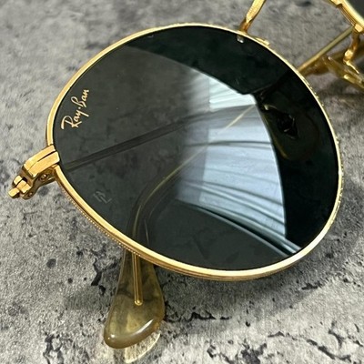 Ray-Ban B&L Sunglasses Metal Frame Lens Case Sport Eyewear Pre-Owned Used Unisex