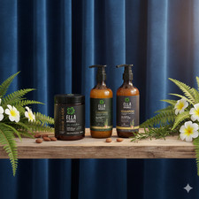 3pc Organic Rosemary Hair Care Kit - Shampoo Conditioner & Deep Repair Mask