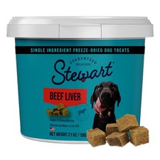100 Beef Liver Dog Treats, Freeze Dried, 21 oz, 475 Pieces, High Protein, Gr...
