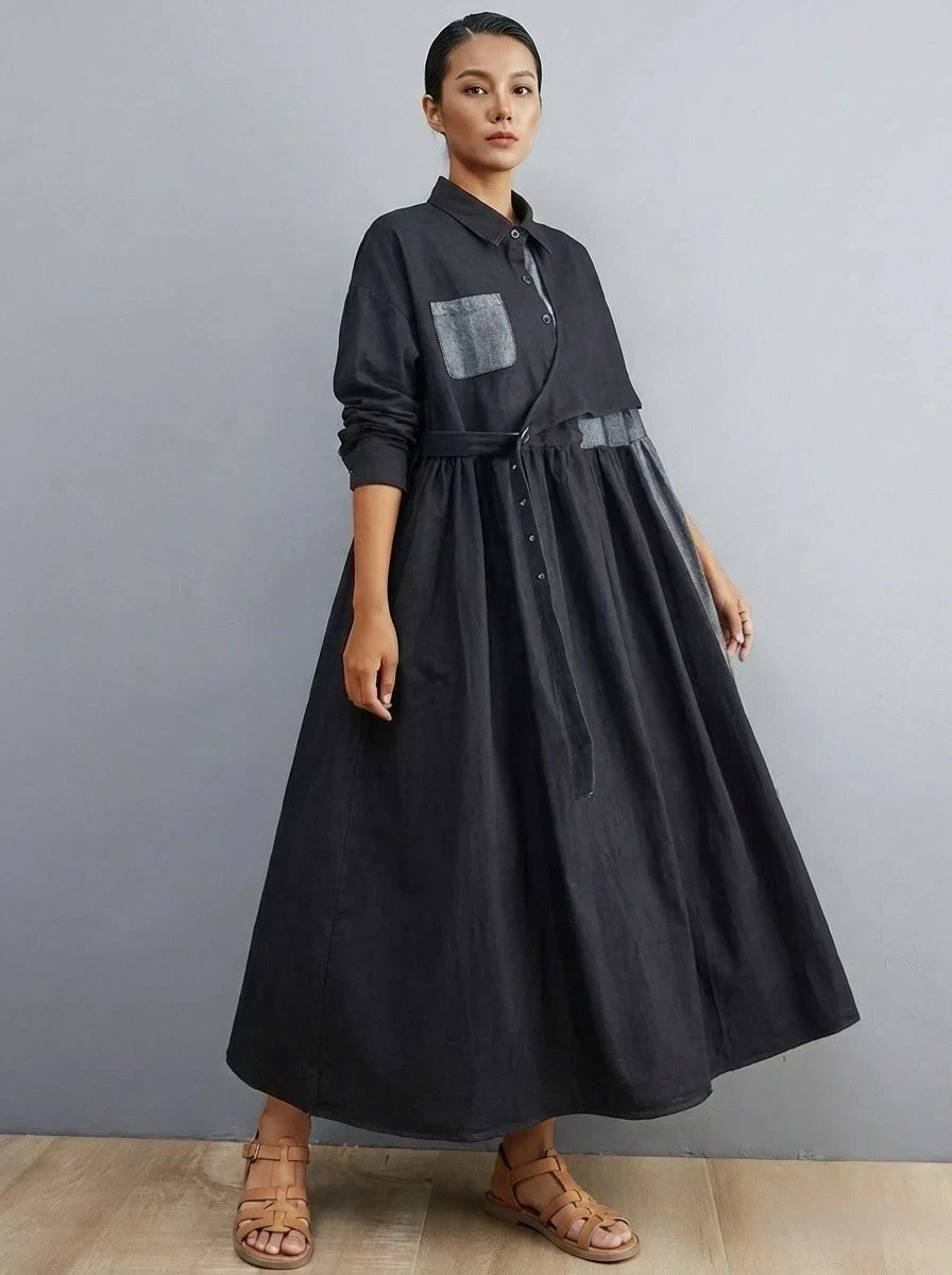 Denim Black Casual Dresses for Women for sale | eBay UK