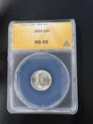 1929 P Mercury  Dim3 90 % Silver Vg
