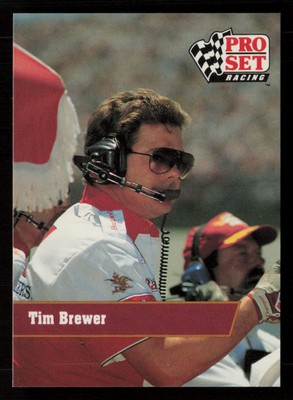 Tim Brewer 1991 Pro Set #35 Junior Johnson & Associates