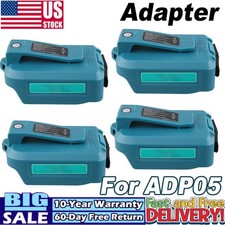 4X 14.4V/18V USB Phone Charger Adapter Li-ion Battery For Makita ADP05 Adapter