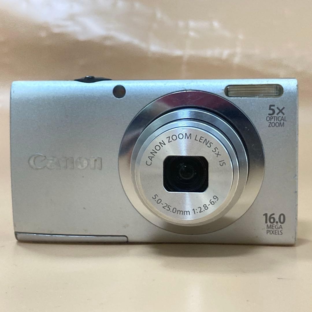 Canon PowerShot A2400 IS 16.0MP Digital Camera - Silver for sale