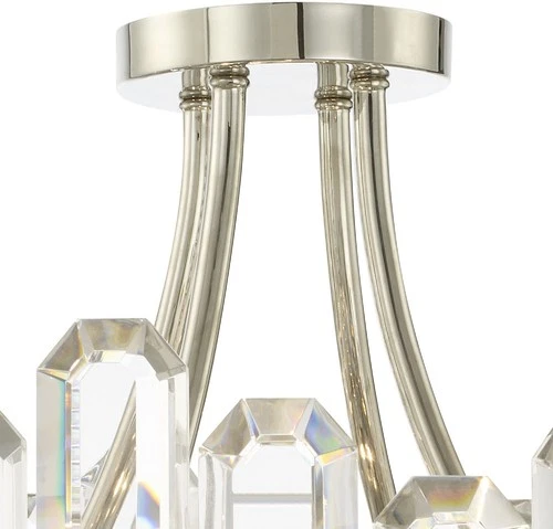 Crystorama Lighting Group BOL-8884 Bolton 4 Light 21"W Semi-Flush - Brass - Picture 11 of 12