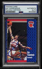 PSA/DNA 1991-92 Fleer Kiki Vandeweghe #141 Certified Authentic Auto 0o9