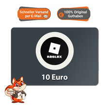 Roblox 10&euro; Euro Digitaler Guthaben Code Gift Geschenk Gutscheincode via E-Mail