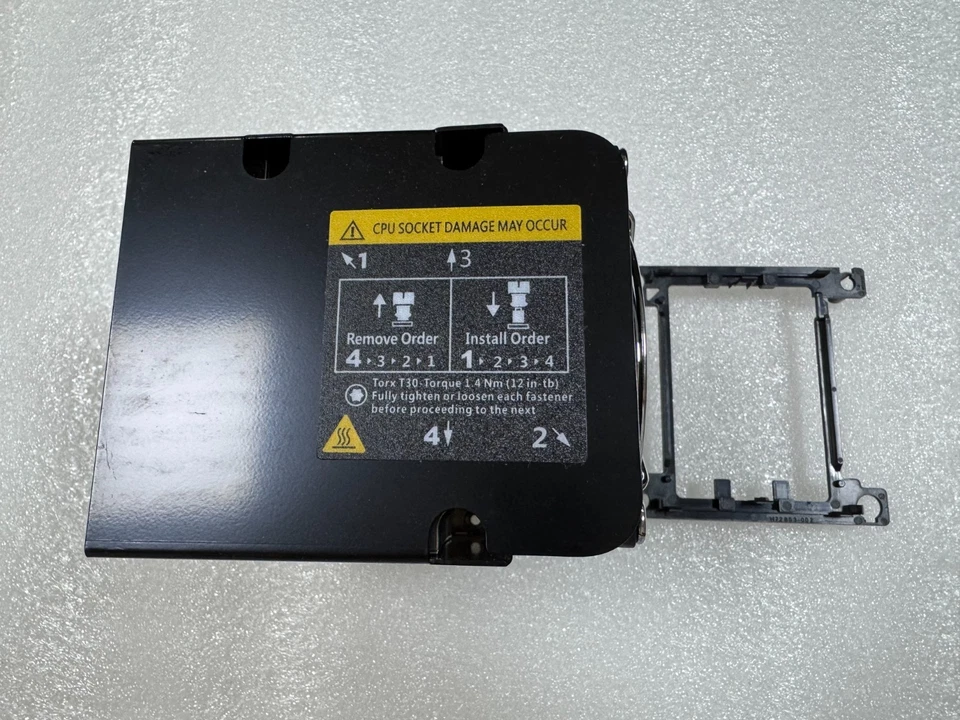 HP 0P605235 460503F00-17J-G Heatsink Z8 G4 CPU1 +cage 2nd 907572-001 900198-001 - Image 4 of 4