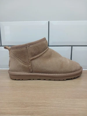 UGG Classic Ultra Mini Suede Boots Chestnut Size UK 5 / EU 38 With Box VGC