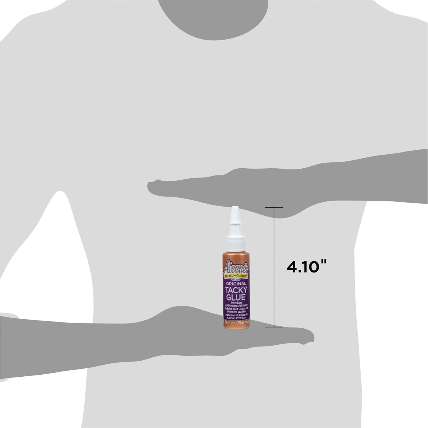 Aleene's Original Tacky Glue Mini-Bottle, All Purpose Adhesive, 0.66 fl oz 