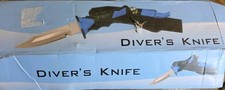 Scuba Diving Knife with Leg Straps  Sheath - Lightweight Stainless Steel Blade,