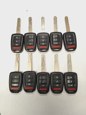 LOT OF 10 OEM HONDA REMOTE HEAD KEY FOB LOT  MLBHLIK6-1T 4 BUTTONS