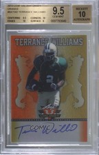 2013 Leaf Valiant Orange 27/50 Terrance Williams BGS 9.5 GEM MINT Auto 0s3