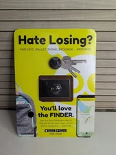 Pebblebee Finder BlackCard Bluetooth Locate Items Up To 500ft Range NEW