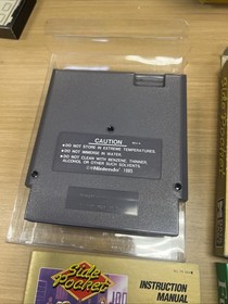Tasca laterale Nintendo NES COMPLETA con scatola originale gioco FUNZIONA!