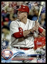 2018 Topps Holiday Justin Bour #117