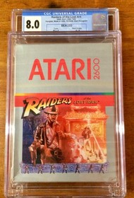 1982 Atari 2600 Raiders of the Lost Ark Graded CGC 8.0