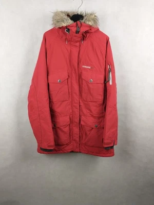 Didriksons Storm System Parka Jacke Gr. 38 Mit Kapuze Rot Steppjacke Damen - Bild 1 von 4