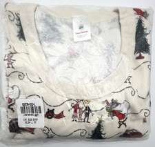Hanna Andersson Dr Seuss Grinch Long John Pajama Top Sz L Holiday Organic Cotton