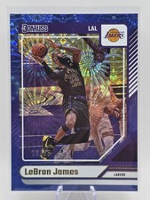 2024-25-Donruss International-LeBron James-Blue Fireworks- Jersey match #23/85 