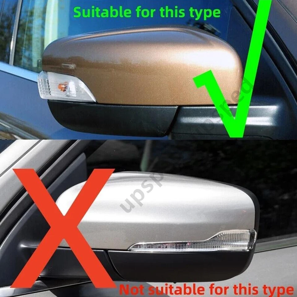 1X Tampa de Espelho Retrovisor de Carro Lateral Esquerdo Esquerdo Branca para Volvo XC60 2010-2013 - Imagem 2 de 4