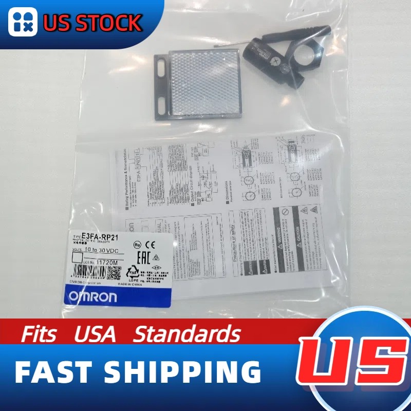 NEW Omron E3FA-RP21 Sensor P+F H60-113947 Reflector E3FARP21 US Stock Free Ship