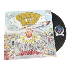BILLIE JOE ARMSTRONG SIGNED AUTO GREEN DAY  DOOKIE ALBUM VINYL LP  BAS BECKETT