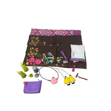 Our Generation Doll Camping Accessories Sleeping Bag Lantern Binoculars Lot