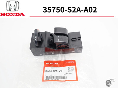 Honda 00-09 S2000 AP1 AP2 Power Window Master Switch Assembly 35750-S2A-A02 OEM