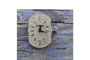 Vintage Longines Cal. 528 17-Jewel Wristwatch Movement, texture Dial, Keeps Time