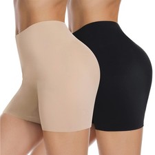 Women Slip Shorts for Under Dresses Anti Chafing Safety Panty Shaper Shaperwear