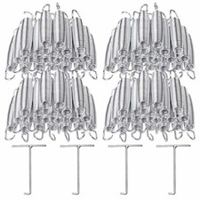 80Pcs 5.5" Trampoline Springs Heavy Duty Galvanized Steel Replacement Spring Kit